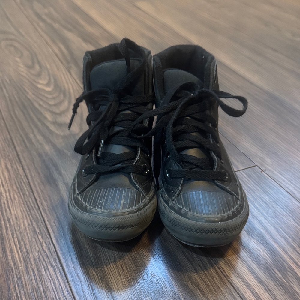 Converse Kids Black High-Top Sneakers